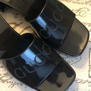 Gucci rubber slides